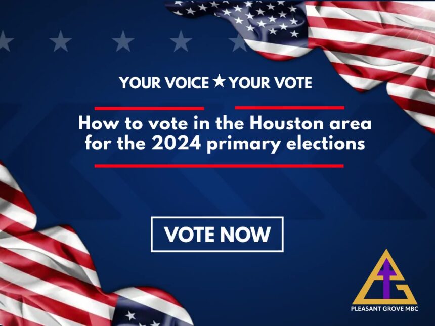 How to vote in the Houston area for the 2024 primary elections